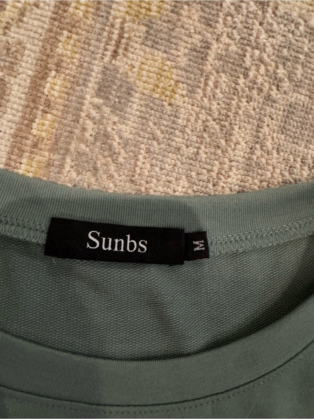 Sage Green Long Sleeve Women’s Relaxed Tee With Matching Shorts - Brand - Picture 3 of 9